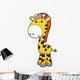 Cute Little Baby Giraffe Wall Decal