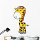 Cute Little Baby Giraffe Wall Decal