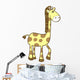 Cute Little Yellow Giraffe Wall Decal