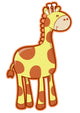 Little Long-legged Giraffe Wall Decal
