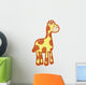 Little Long-legged Giraffe Wall Decal