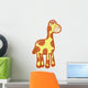 Little Long-legged Giraffe Wall Decal