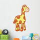 Little Long-legged Giraffe Wall Decal