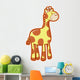 Little Long-legged Giraffe Wall Decal