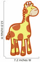 Little Long-legged Giraffe Wall Decal