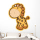 Chunky Cute Baby Giraffe Wall Decal