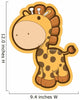 Chunky Cute Baby Giraffe Wall Decal