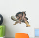 Troll Swinging Club Wall Decal