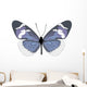 Blue and White Butterfly Wall Decal