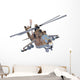 Military Camouflage Helicopter Side Wall Decal