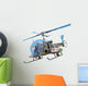 Bubble Top Helicopter Wall Decal