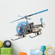 Bubble Top Helicopter Wall Decal
