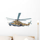 Military Camouflage Helicopter Wall Decal