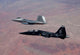F-22 Raptor and T-38 Wall Decal