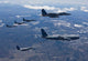 Five F-15 Eagles Conduct Wall Decal Design 4
