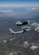 Two F-15 Eagles Conduct Wall Decal Design 3