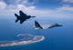 Two F-15 Eagles Fly Wall Decal Design 1