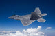 F-22 Raptor Flies around Wall Decal