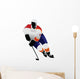 Skating Player Hockey Silhouette Wall Decal