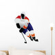 Skating Player Hockey Silhouette Wall Decal