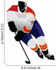 Skating Player Hockey Silhouette Wall Decal