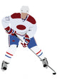 Hockey Defensive Player Silhouette Wall Decal