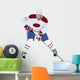 Hockey Defensive Player Silhouette Wall Decal