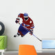 Offensive Play Hockey Silhouette Wall Decal