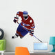 Offensive Play Hockey Silhouette Wall Decal