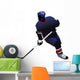 Receiving Player Hockey Silhouette Wall Decal