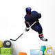 Receiving Player Hockey Silhouette Wall Decal