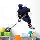 Receiving Player Hockey Silhouette Wall Decal