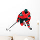 Playing Hockey Wall Decal
