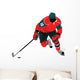 Playing Hockey Wall Decal