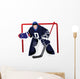 Playing Hockey Goalie Wall Decal