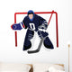 Playing Hockey Goalie Wall Decal