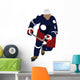 Sports Charging Hockey Wall Decal