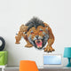 Homotherium Aggressively Roaring Wall Decal