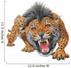 Homotherium Aggressively Roaring Wall Decal