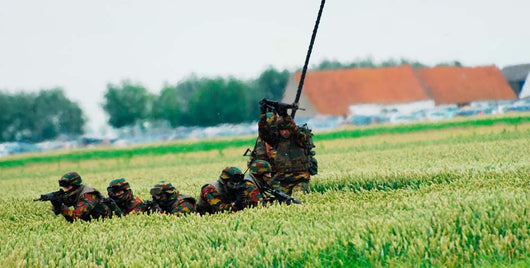 Belgian Para Commandos Entering Scene Wall Decal Design 3