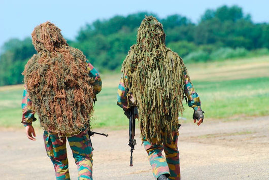 Two Snipers Belgian Army Wall Decal