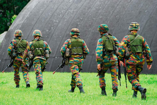 Soldiers Belgian Army during Wall Decal