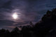 Bright Moon Rises through Wall Decal