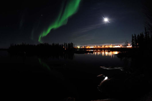 Aurora Borealis over Long Wall Decal Design 8