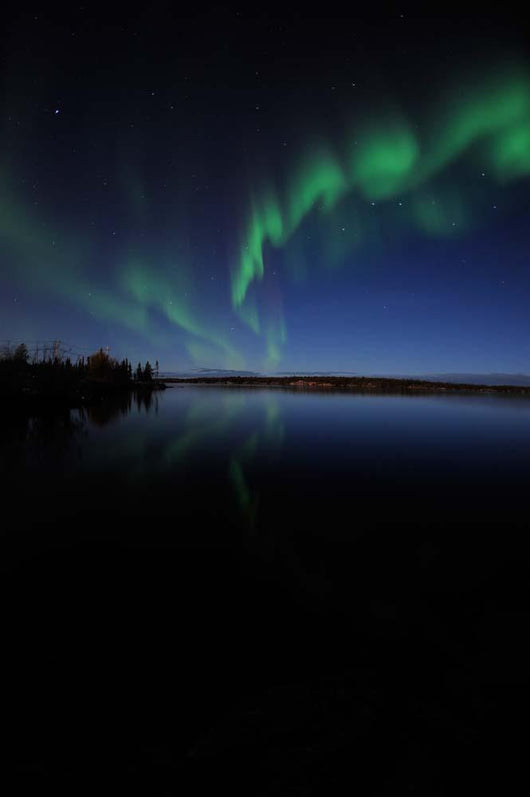 Aurora Borealis over Long Wall Decal Design 5
