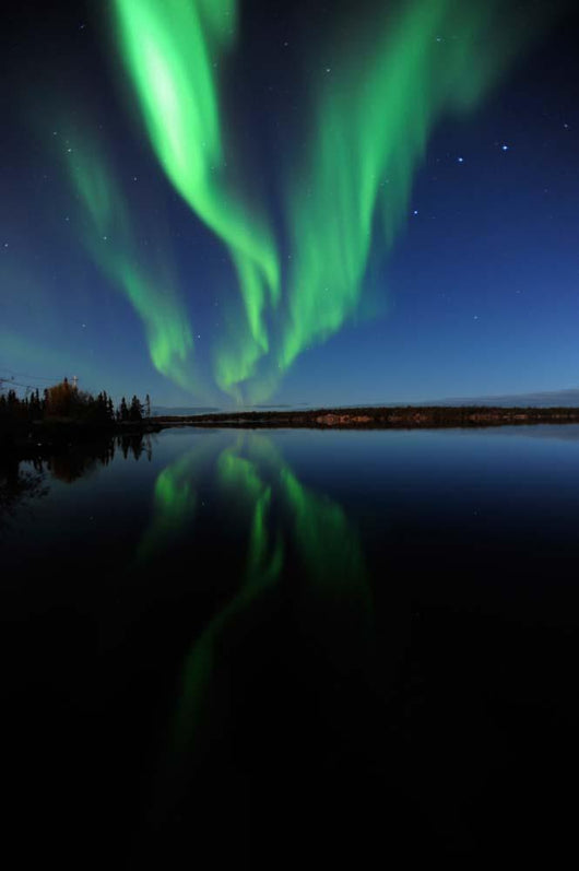 Aurora Borealis over Long Wall Decal Design 7