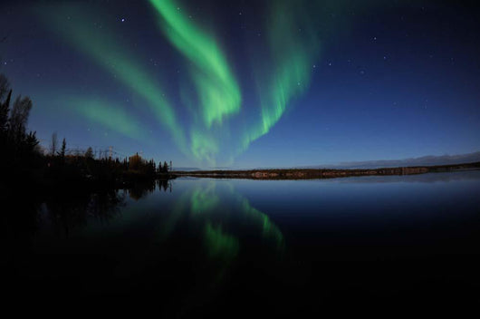 Aurora Borealis over Long Wall Decal Design 5