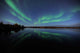 Aurora Borealis over Long Wall Decal Design 2