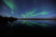 Aurora Borealis over Long Wall Decal Design 1