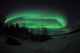 Aurora Borealis over Vee Wall Decal Design 3